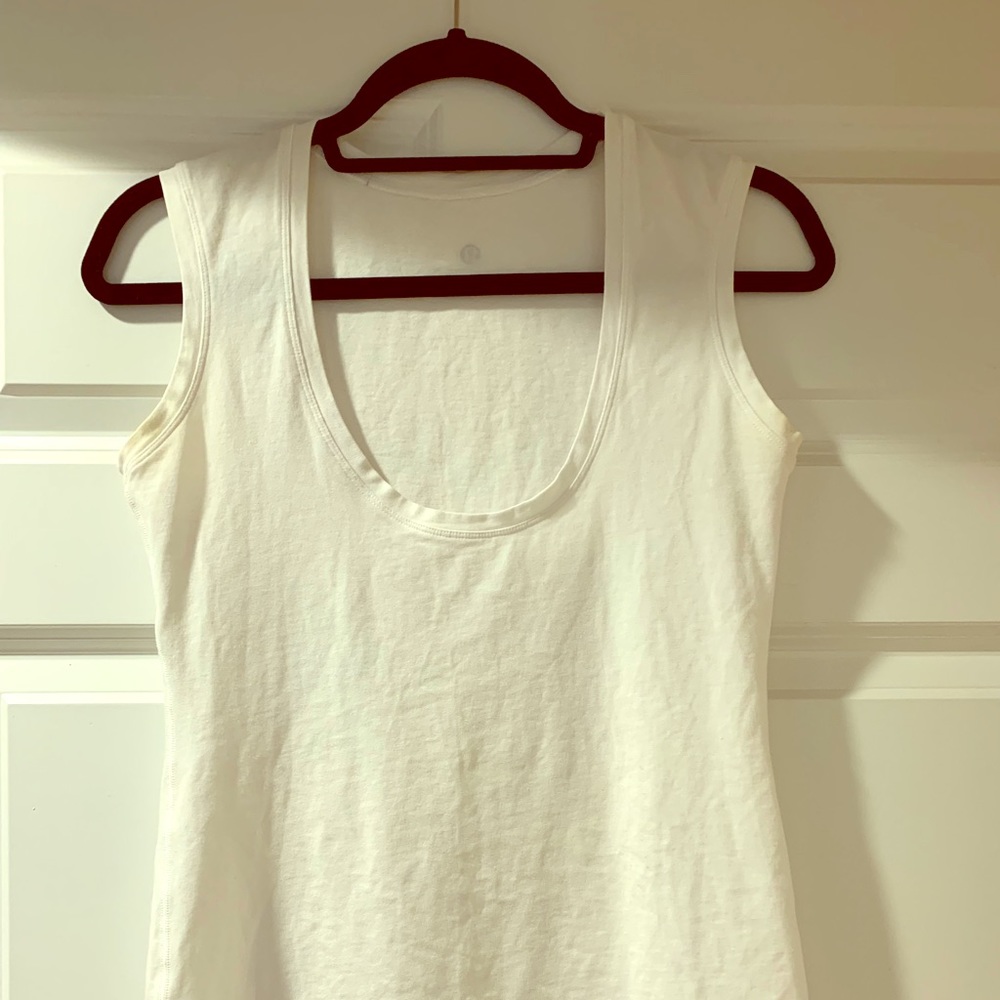 Lululemon White Tank Top